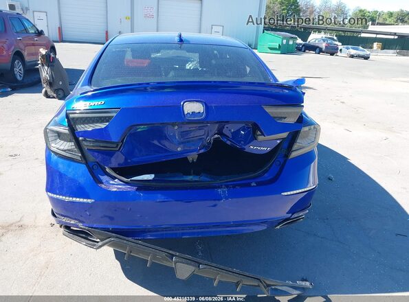 1HGCV1F33KA015614 2019 HONDA ACCORD Blue 