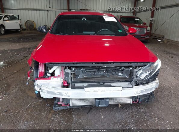 1HGCV1F33KA033255 2019 HONDA ACCORD Red Widok wnętrza z tyłu
