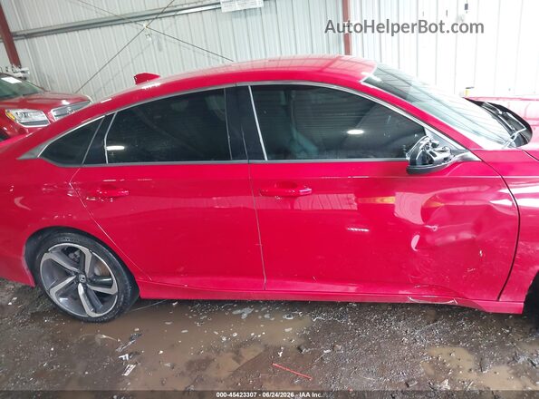 1HGCV1F33KA033255 2019 HONDA ACCORD Red Widok wnętrza 360 stopni