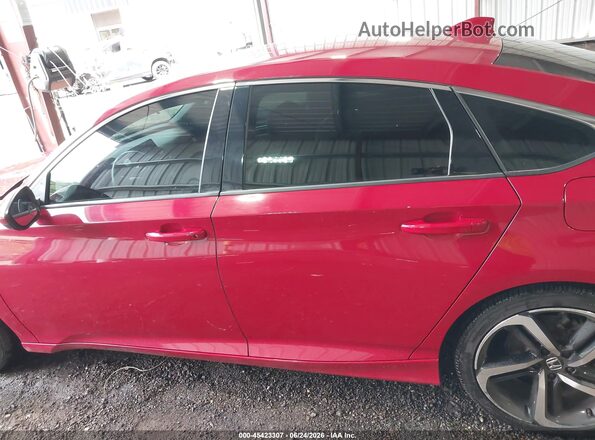1HGCV1F33KA033255 2019 HONDA ACCORD Red 