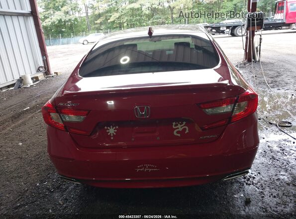 1HGCV1F33KA033255 2019 HONDA ACCORD Red 
