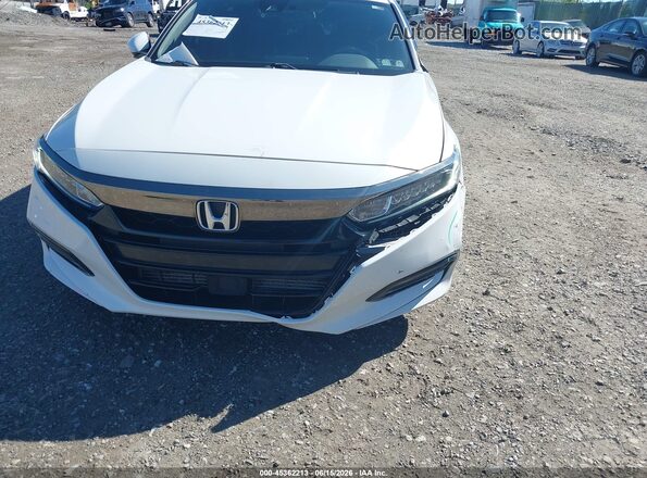 1HGCV1F33KA052467 2019 HONDA ACCORD White Դիմացի տեսք