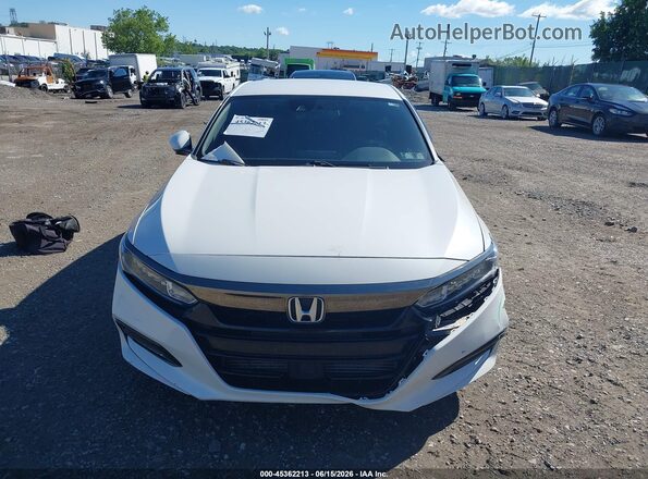 1HGCV1F33KA052467 2019 HONDA ACCORD White Սարքավորումների վահանակի տեսք