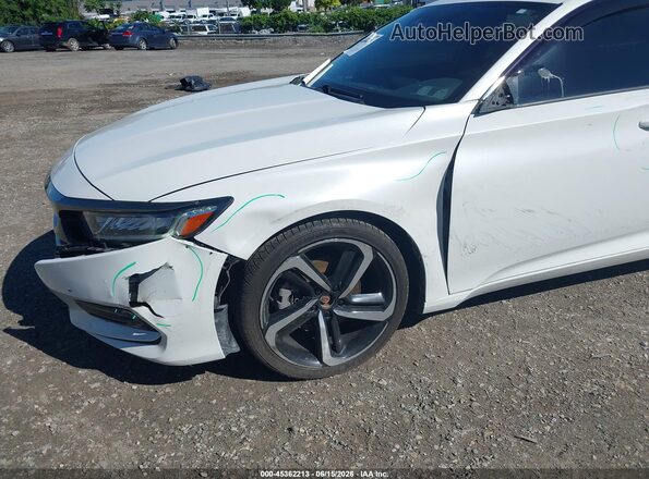 1HGCV1F33KA052467 2019 HONDA ACCORD White 