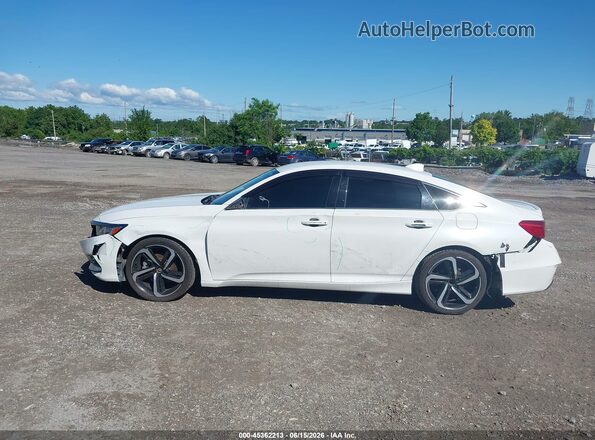 1HGCV1F33KA052467 2019 HONDA ACCORD White Սալոնի 360 աստիճան տեսք