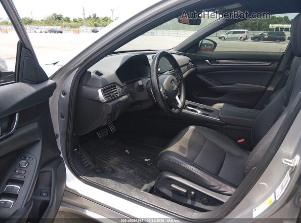 1HGCV1F33KA089423 2019 HONDA ACCORD Silver წინა სალონის ხედი
