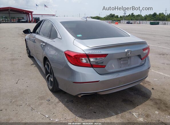 1HGCV1F33KA089423 2019 HONDA ACCORD Silver უკანა მარცხენა