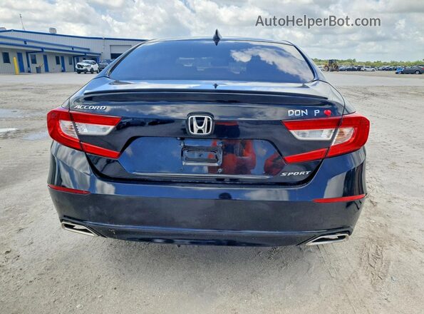 1HGCV1F33KA126261 2019 HONDA ACCORD Черный Вид сзади