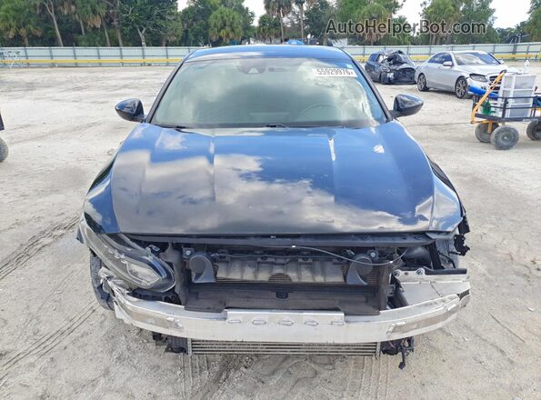 1HGCV1F33KA126261 2019 HONDA ACCORD Черный Вид спереди