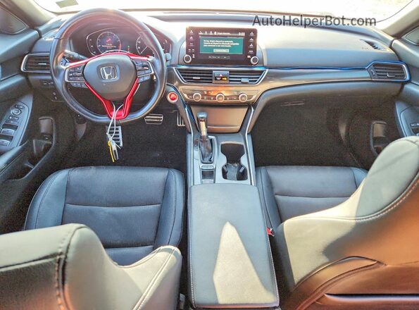 1HGCV1F33LA013315 2020 HONDA ACCORD Gray Widok deski rozdzielczej