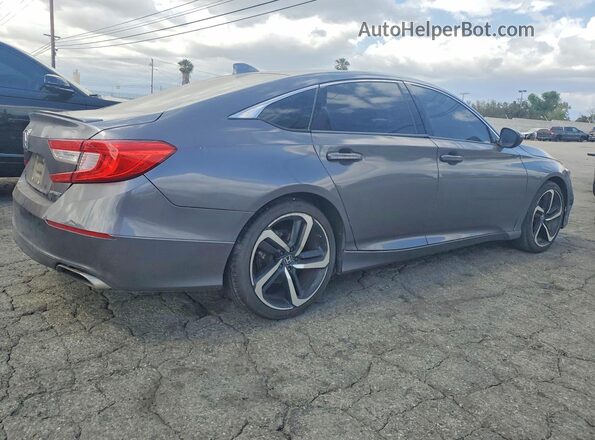 1HGCV1F33LA050607 2020 HONDA ACCORD Gray Հետևի աջ