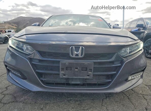 1HGCV1F33LA050607 2020 HONDA ACCORD Gray Դիմացի տեսք
