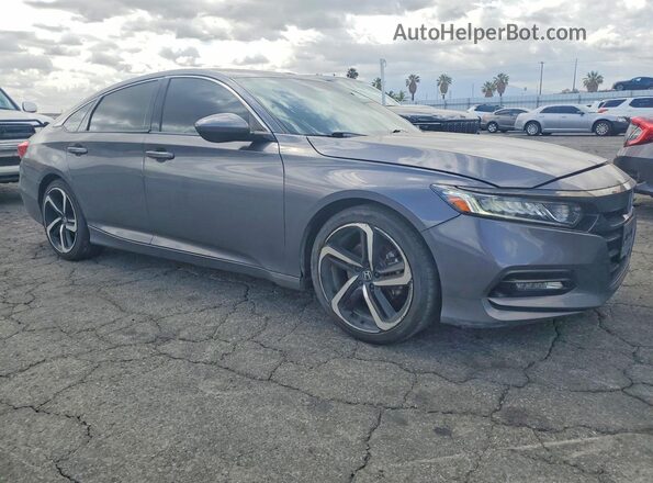 1HGCV1F33LA050607 2020 HONDA ACCORD Gray Առջևի աջ