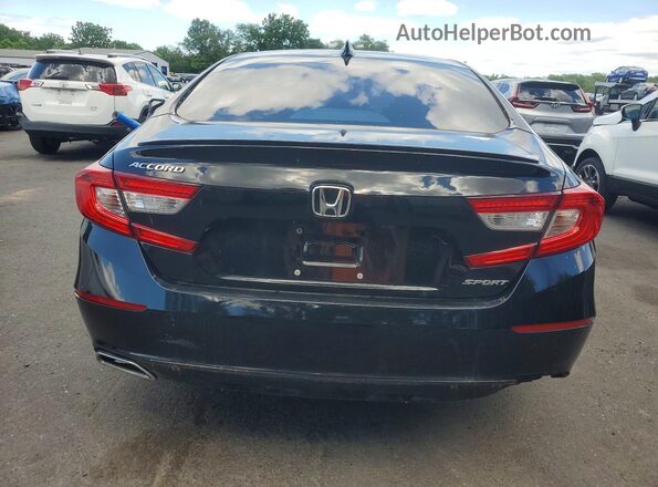 1HGCV1F33LA140064 2020 HONDA ACCORD Black Rear view