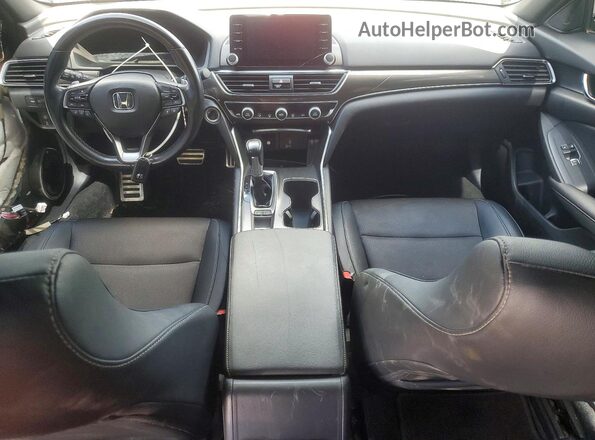 1HGCV1F33LA140064 2020 HONDA ACCORD Black Dashboard view