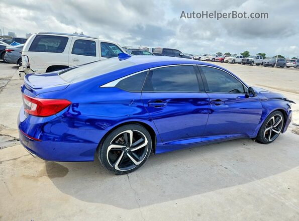 1HGCV1F33LA147614 2020 HONDA ACCORD Blue 