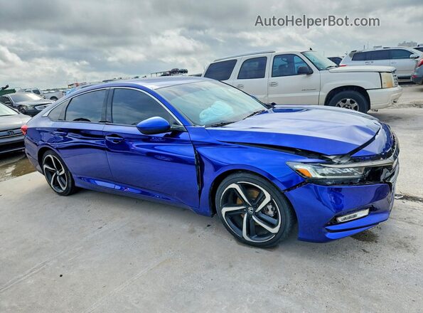 1HGCV1F33LA147614 2020 HONDA ACCORD Blue 