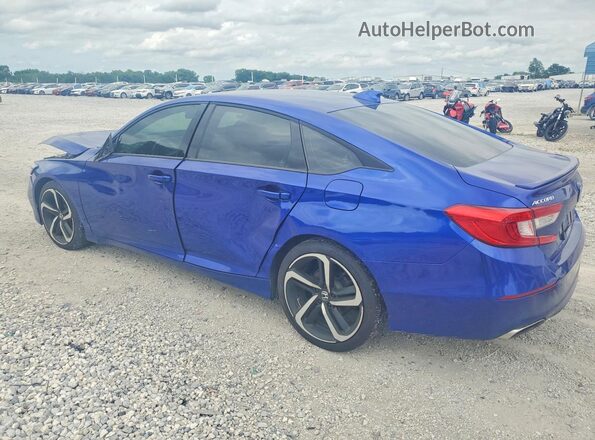 1HGCV1F33LA148200 2020 HONDA ACCORD Blue Tył lewy