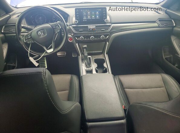 1HGCV1F33LA148200 2020 HONDA ACCORD Blue Widok deski rozdzielczej