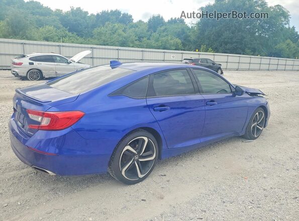 1HGCV1F33LA148200 2020 HONDA ACCORD Blue Tył prawy
