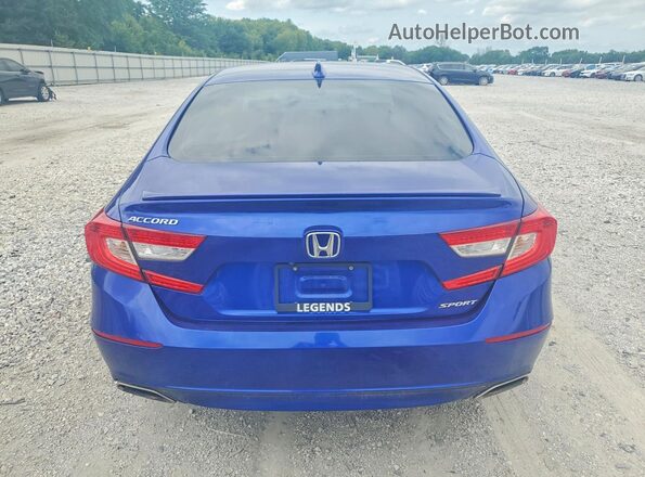 1HGCV1F33LA148200 2020 HONDA ACCORD Blue Widok z tyłu