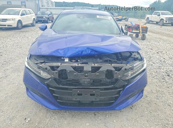 1HGCV1F33LA148200 2020 HONDA ACCORD Blue Widok z przodu