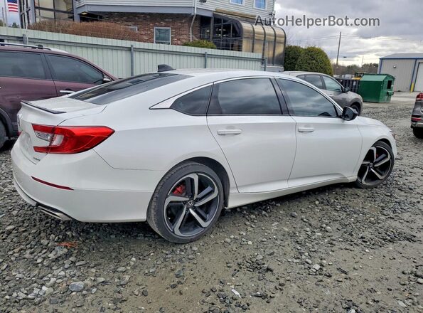 1HGCV1F33MA016121 2021 HONDA ACCORD White Հետևի աջ