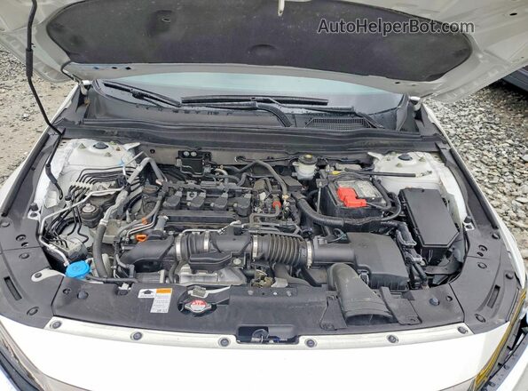 1HGCV1F33MA016121 2021 HONDA ACCORD White Սալոնի հետևի տեսք