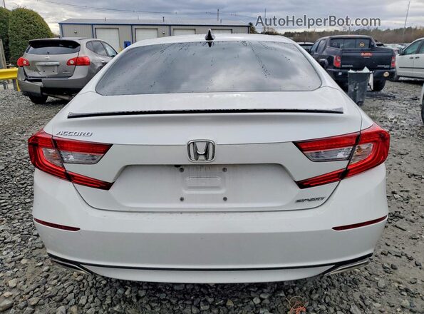 1HGCV1F33MA016121 2021 HONDA ACCORD White Հետևի տեսք
