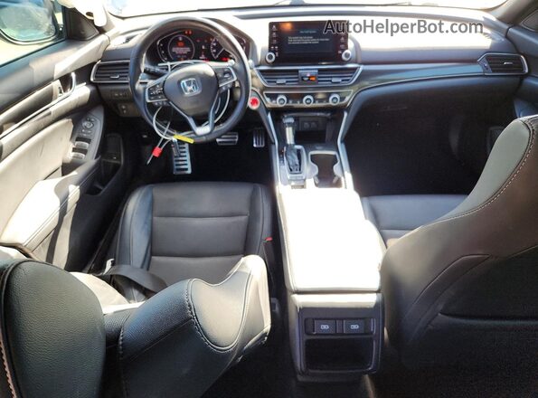 1HGCV1F33MA017415 2021 HONDA ACCORD Серый Вид панели приборов