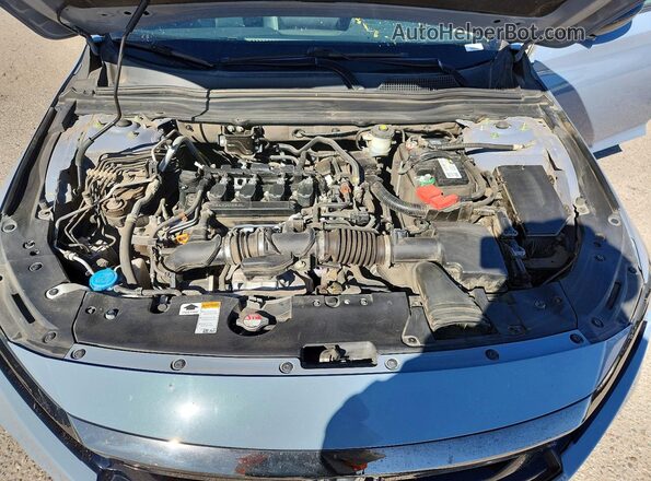 1HGCV1F33MA017415 2021 HONDA ACCORD Серый Вид задней части салона