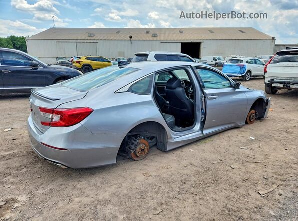 1HGCV1F33MA103307 2021 HONDA ACCORD Silver Հետևի աջ