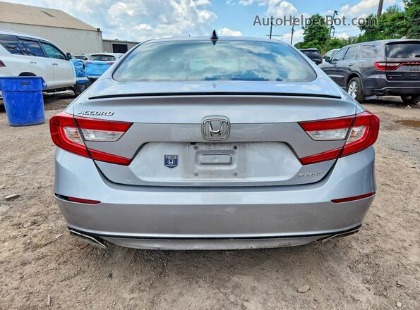 1HGCV1F33MA103307 2021 HONDA ACCORD Silver Հետևի տեսք