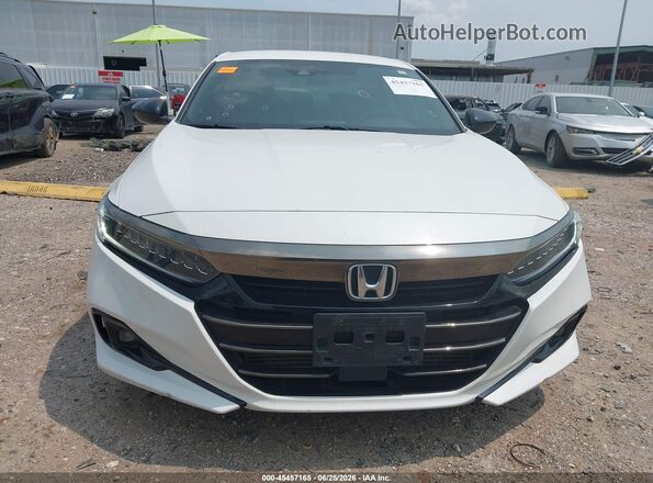 1HGCV1F33MA105803 2021 HONDA ACCORD White Vista interior trasera