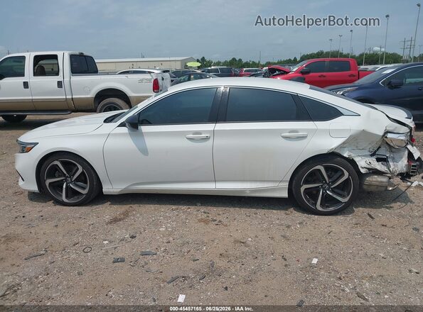1HGCV1F33MA105803 2021 HONDA ACCORD White 