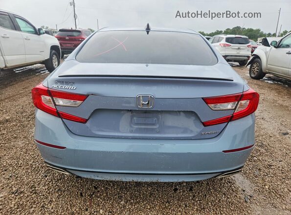 1HGCV1F33MA113741 2021 HONDA ACCORD Серый Вид сзади