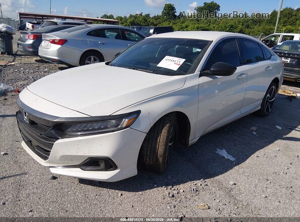 1HGCV1F33NA069077 2022 HONDA ACCORD White Przód lewy