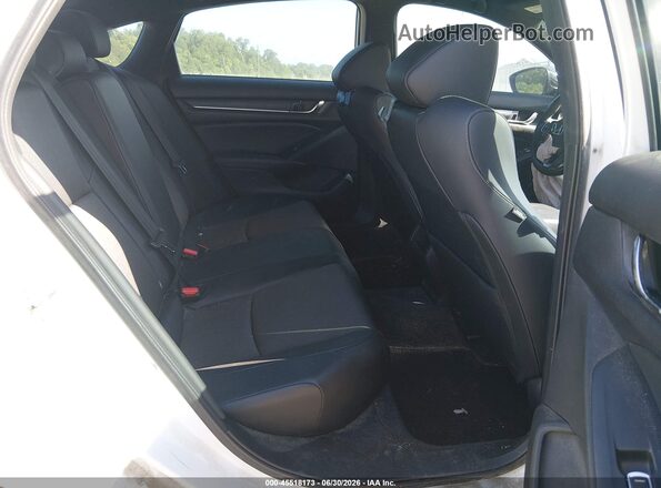 1HGCV1F33NA069077 2022 HONDA ACCORD White Widok naklejki z numerem VIN