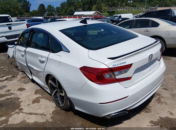 1HGCV1F33NA071122 2022 HONDA ACCORD White Trasero izquierdo