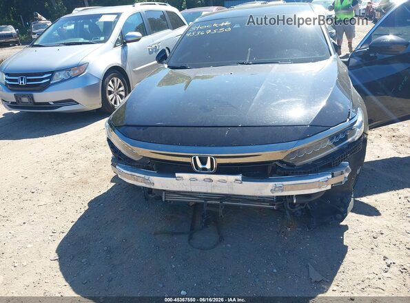 1HGCV1F33NA074392 2022 HONDA ACCORD Черный Вид спереди