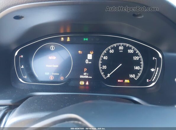 1HGCV1F33NA074392 2022 HONDA ACCORD Черный Вид задних сидений