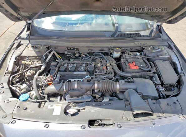 1HGCV1F34JA063699 2018 HONDA ACCORD Gray Widok wnętrza z tyłu
