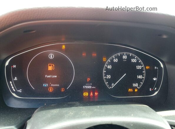 1HGCV1F34JA063699 2018 HONDA ACCORD Gray Widok zestawu wskaźników