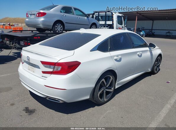 1HGCV1F34JA102226 2018 HONDA ACCORD White Հետևի աջ