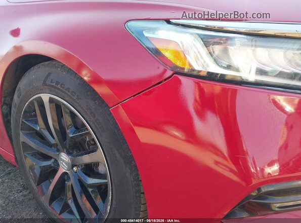 1HGCV1F34JA168310 2018 HONDA ACCORD Red 