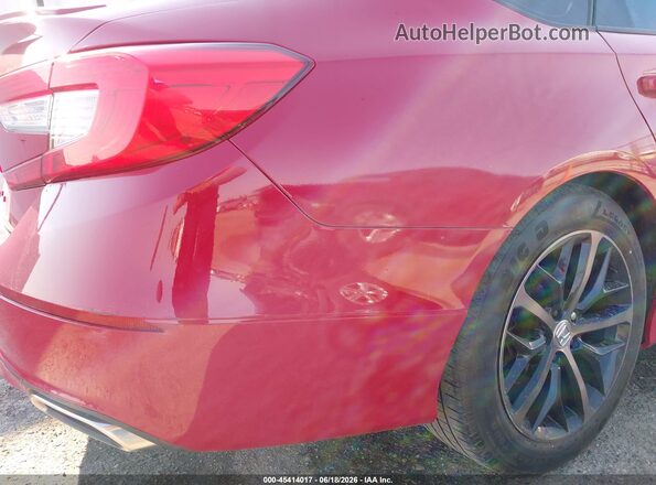 1HGCV1F34JA168310 2018 HONDA ACCORD Red 