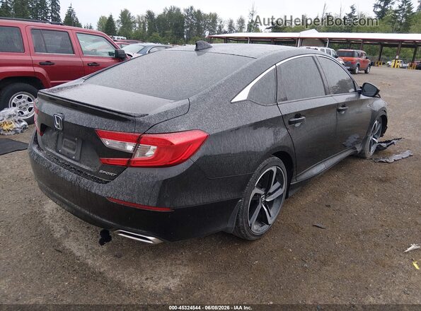1HGCV1F34JA205100 2018 HONDA ACCORD Black 