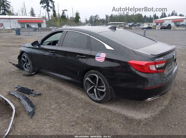 1HGCV1F34JA205100 2018 HONDA ACCORD Black 