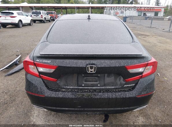 1HGCV1F34JA205100 2018 HONDA ACCORD Black 