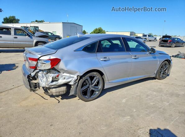 1HGCV1F34JA244981 2018 HONDA ACCORD Silver 